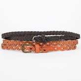 Thumbnail for your product : 2 Pack Braid Stud Belt