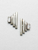 Thumbnail for your product : Bing Bang Sacred Geometry Pyramid Earrings/Silver