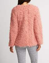 Thumbnail for your product : Charlotte Russe Shaggy Faux Fur Jacket