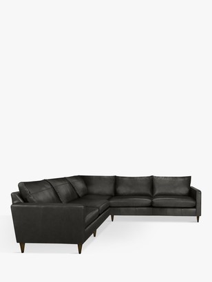John Lewis & Partners Bailey 5+ Seater Leather Corner Sofa