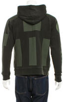 Thumbnail for your product : Robert Geller Shape Print Rib Knit-Trimmed Hoodie