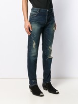 Thumbnail for your product : Balmain Ripped Slim Jeans