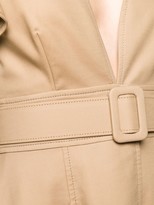Thumbnail for your product : Oscar de la Renta Ruffled Sleeve Midi Dress