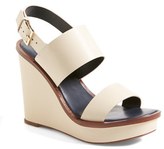 Thumbnail for your product : Tory Burch 'Lexington' Leather Wedge Sandal (Women)
