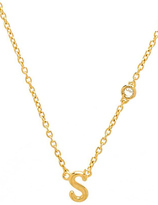 Thumbnail for your product : Sydney Evan Shy by S Necklace with Diamond Bezel