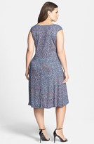 Thumbnail for your product : Nic+Zoe 'Mosaic' Faux Wrap Dress (Plus Size)