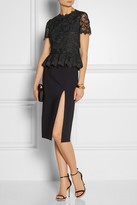 Thumbnail for your product : Emilio Pucci Guipure lace peplum top