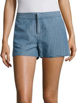 Thumbnail for your product : Joie Merci Striped Linen & Cotton Shorts