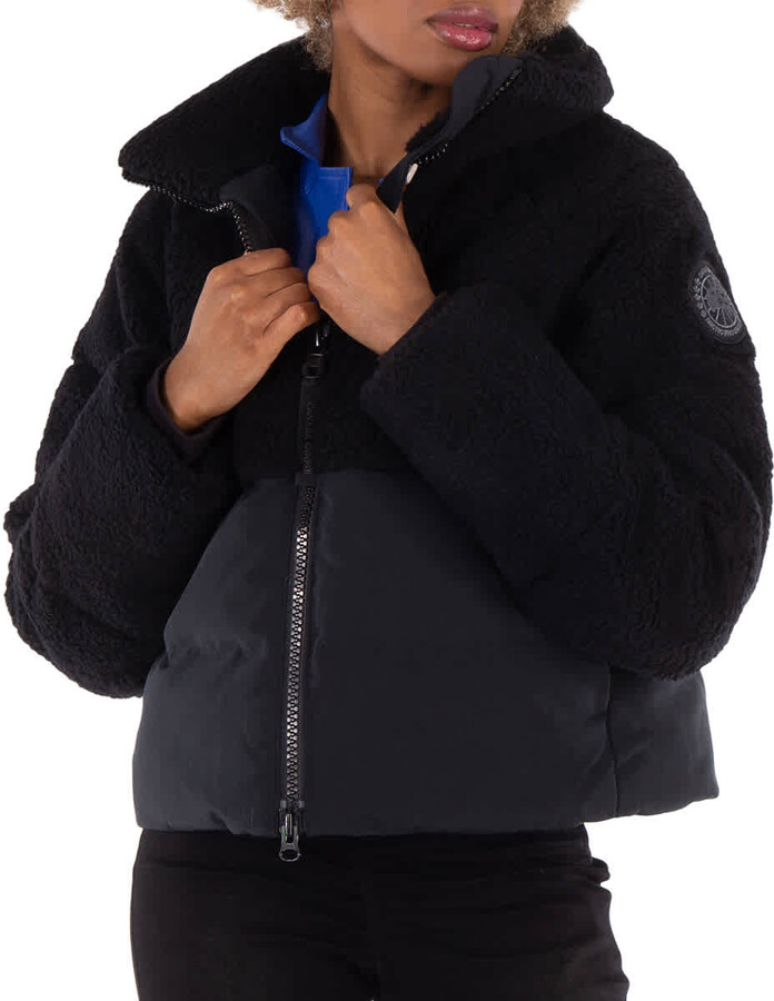 Canada Goose Black Elora Puffer Jacket