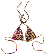 Thumbnail for your product : Diane von Furstenberg Garden Animal Bikini Top