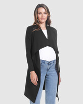 Thumbnail for your product : Soon Women's Black Cardigans - Bonnie Coatigan - Size One Size, M at The Iconic
