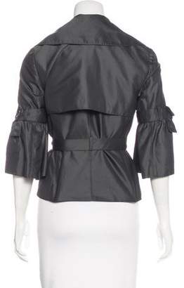 Robert Rodriguez Double-Breasted Belted Jacket