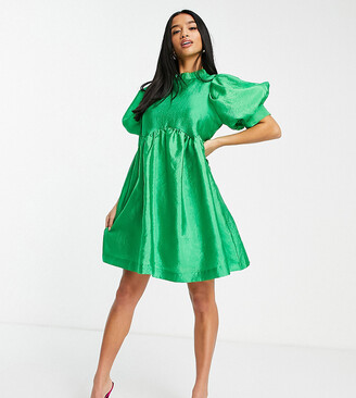 Bright Green Dress