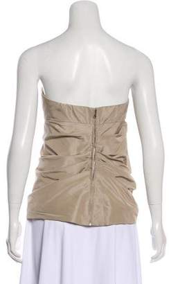 Marc Jacobs Strapless Ruched Top
