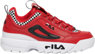 fila red shoes womens