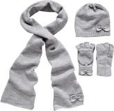 Thumbnail for your product : Tottenham Hotspur Girls Bow Hat, Scarf and Beanie Set