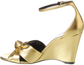 Thumbnail for your product : Saint Laurent Lila 85 Leather Wedge Sandal