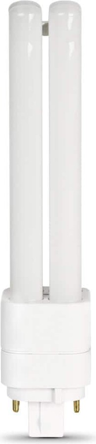 26-Watt Equivalent PL QuadTube CFLNI 4-Pin Plugin G24Q-3 Base CFL Replacement LED Light Bulb, Soft White 2700K (1-Pack)