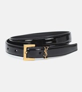 Thumbnail for your product : Saint Laurent Monogram patent leather belt