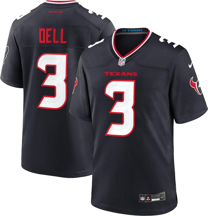 Nike Men's Tank Dell Navy Houston Texans Game Jersey