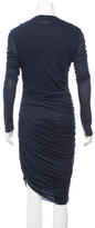 Thumbnail for your product : Helmut Lang Ruched Midi Dress w/ Tags
