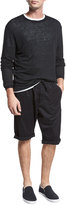 Thumbnail for your product : Vince Relaxed Drop-Inseam Shorts, Black