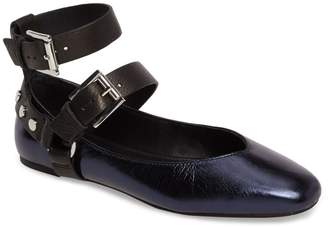 rebecca minkoff vivica ankle strap flat