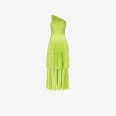 Thumbnail for your product : SOLACE London larrisa one shoulder pleated dress