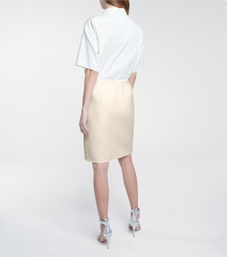 Marc Jacobs Wool-blend boucle pencil skirt