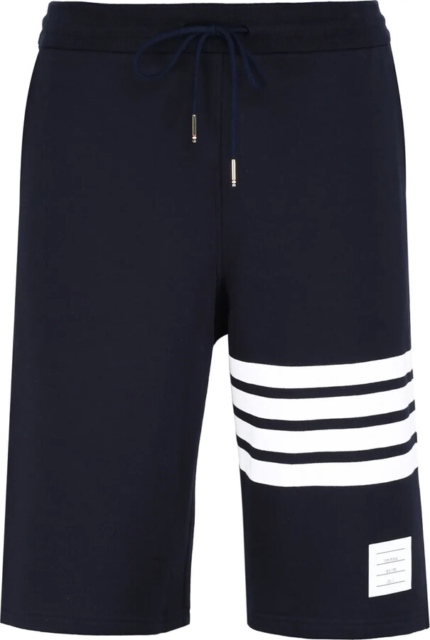 Thom Browne Engineered 4-Bar jersey track shorts