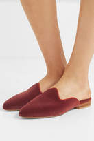 Thumbnail for your product : Le Monde Beryl Venetian Velvet Slippers