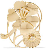 Thumbnail for your product : J.W.Anderson Gold-plated Crystal Ear Cuff