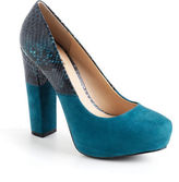 Thumbnail for your product : Belle by Sigerson Morrison Tryla Suede Platform Pumps