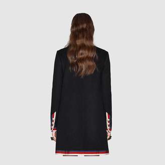 Gucci Wool coat with Sylvie Web