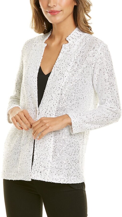 petite sequin blazer