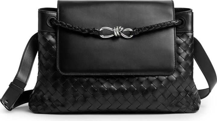 Bottega Veneta Medium Calfskin Andiamo Messenger Bag