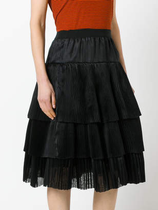 Sara Lanzi A-line tiered skirt