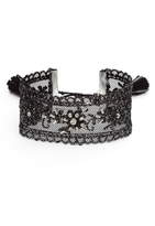 Thumbnail for your product : Chan Luu Lace & Crsytal Cuff Bracelet