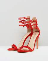 Thumbnail for your product : Public Desire Selene Ankle Strap Heeled Sandals
