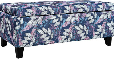 Stylish Multi-Functional With Floral Design, Soft Hinges, For Bedroom And Office, Hidden Storage Remote Controls Pillows, 21.04 Lb Weight Luxury Fabri