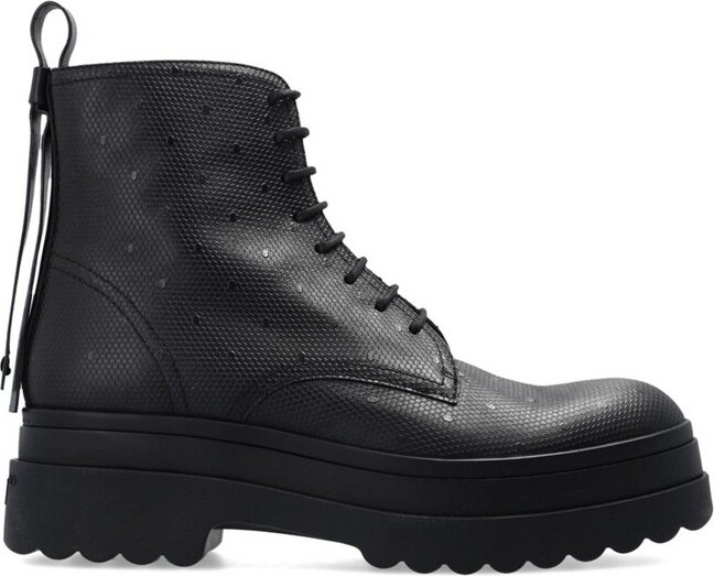 REDValentino BIKERED COMBAT BOOT - Boots And Ankle Boots for Women