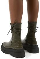 Thumbnail for your product : Public Desire Uk Finale Chunky Sole Ankle Wrap Chunky Sole Boots
