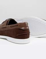 Thumbnail for your product : ASOS Boat Shoes In Brown Faux Suede
