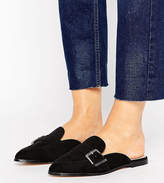 Thumbnail for your product : ASOS MASIE Wide Fit Pointed Flat Mules
