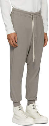 Rick Owens Grey Prisoner Drawstring Lounge Pants