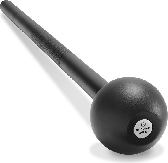 Philosophy Gym Steel Mace Bell 20 LB, Mace Club for Strength Training
