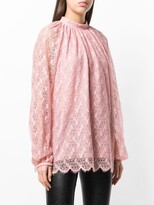 Thumbnail for your product : Giamba Lace Longsleeved Blouse