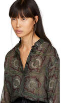 Thumbnail for your product : Saint Laurent Green Paisley Shirt