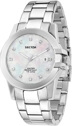 Sector Womens Analogue Quartz Watch with Stainless Steel Strap R3253597501