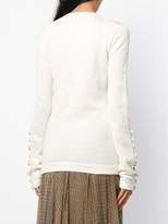 Thumbnail for your product : Jil Sander button detail fine knit sweater